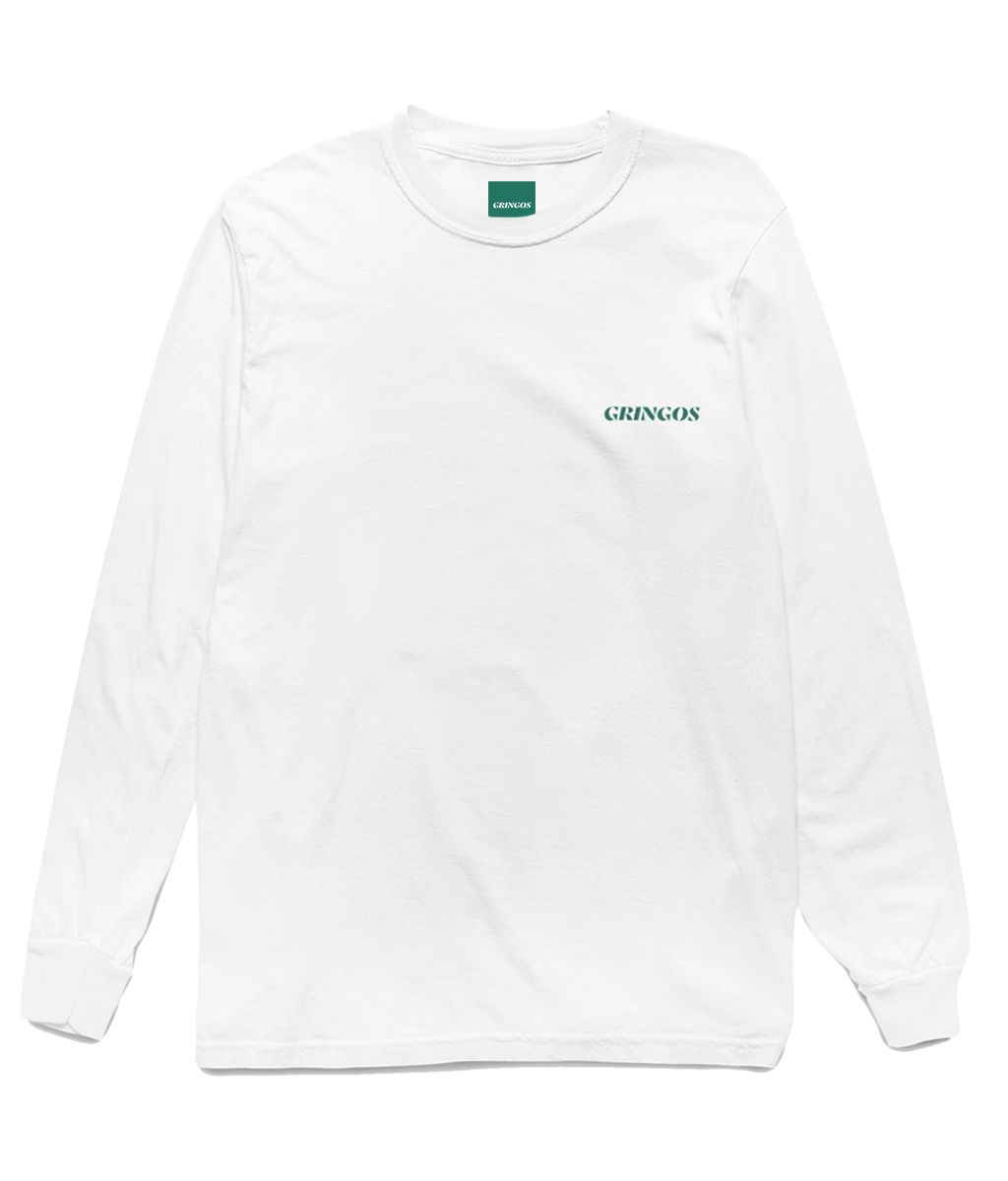 Gringos Premium Longsleeve Tee - White