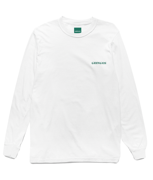 Gringos Premium Longsleeve Tee - White