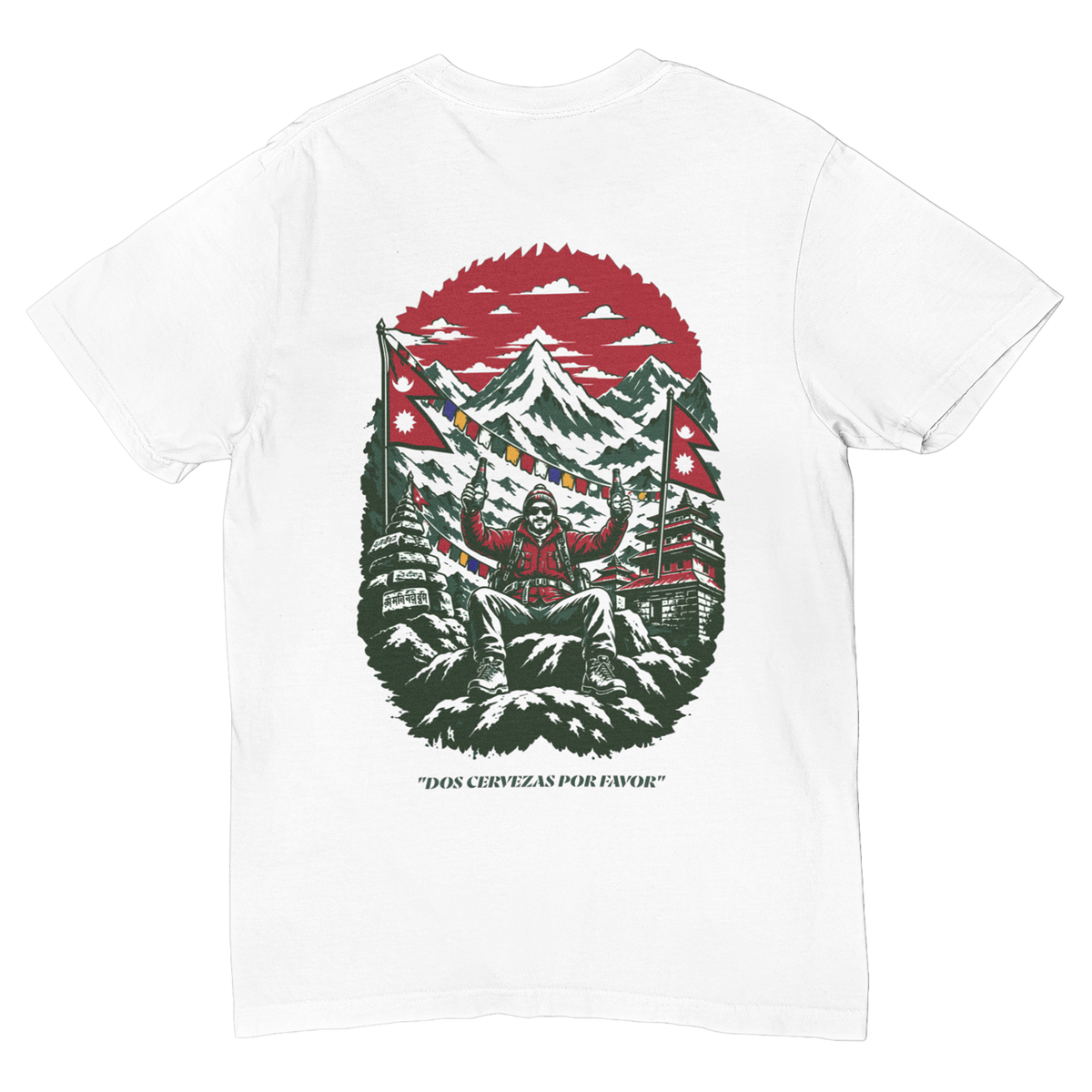 NEPAL Dos Cervezas Por Favor - Premium Tee